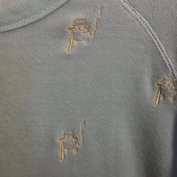 Light Blue Sweater with Embroidered Details - Picture 2 of 10